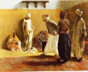 Arab or Arabic people and life. Orientalism oil paintings  346
